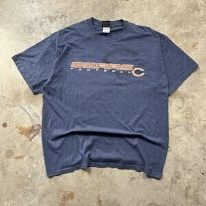 VTG Y2K NFL Chicago Bears Big Logo Football Shirt Size XL